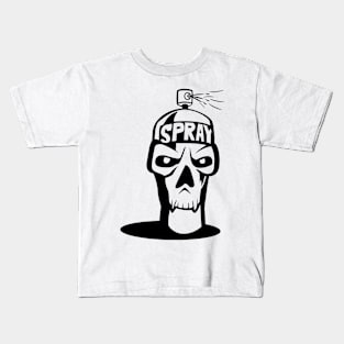 Skull Spray Kids T-Shirt